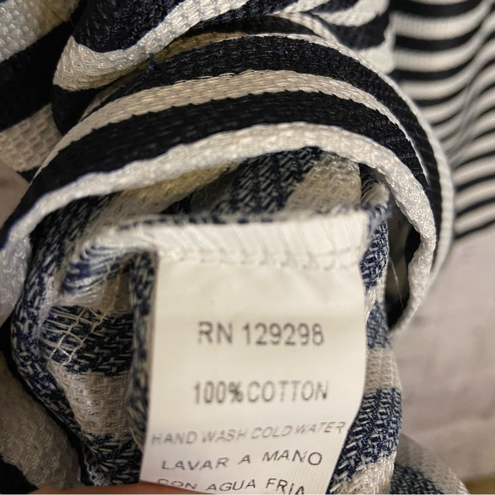 Striped Fit and Flare Dress Size L - Picture 2 of 5